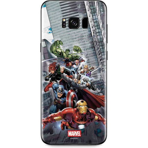 Marvel Avengers Attack Galaxy S8 Plus Skin